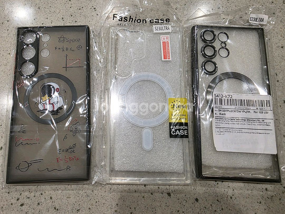 S23 울트라 폰 케이스 3종--0