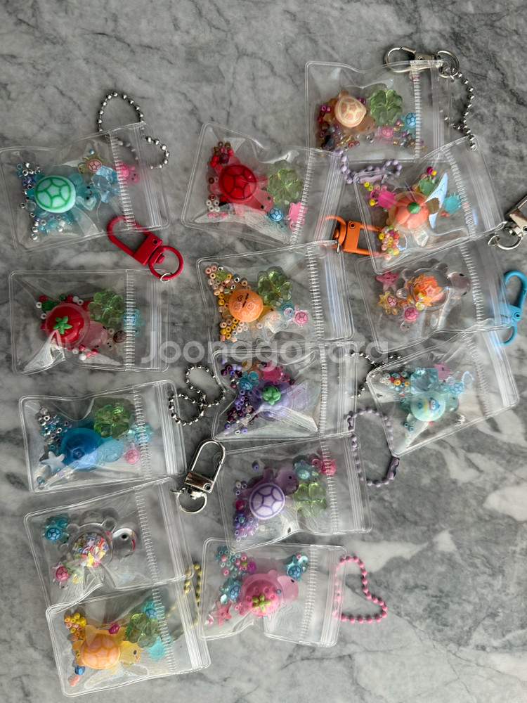 거북이키링 지퍼키링 행운키링--4