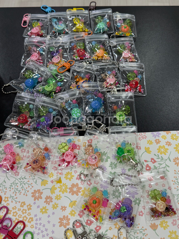 거북이키링 지퍼키링 행운키링--2