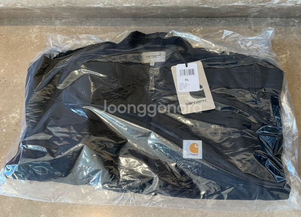 XL 칼하트 WIP 라인드 디어본 캔버스 디트로이트 자켓 미개봉 미시착 새상품--1
