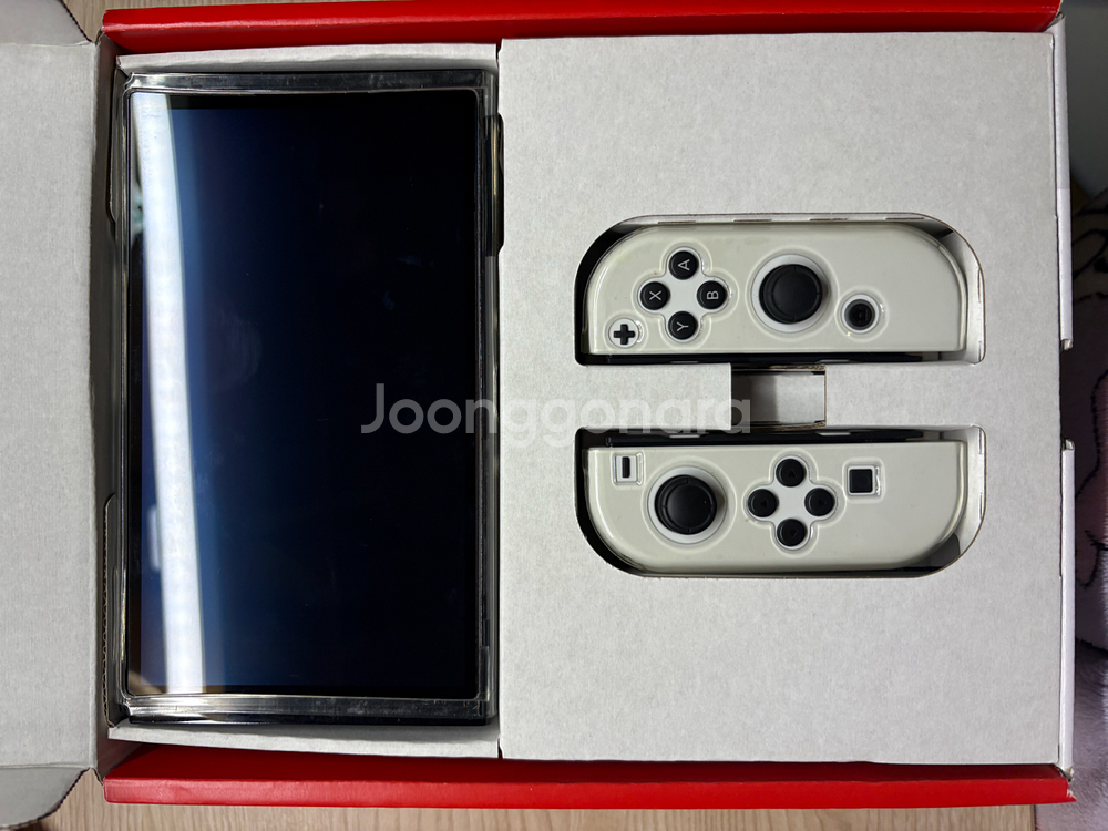 닌텐도 스위치 OLED 화이트 풀박스--0