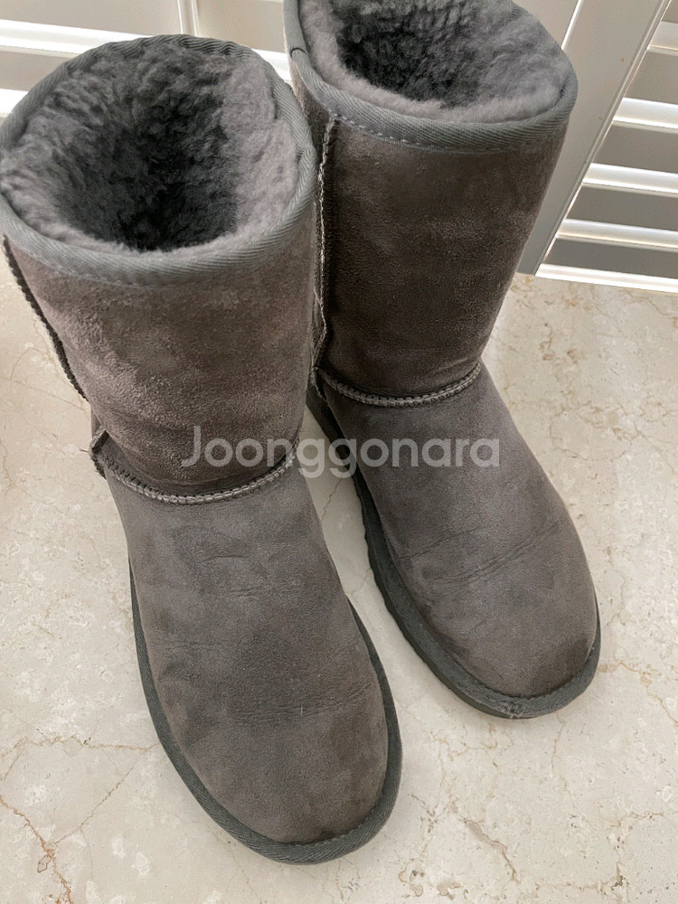 UGG의 클래식 쇼트 II 부츠 GREY 250mm--0