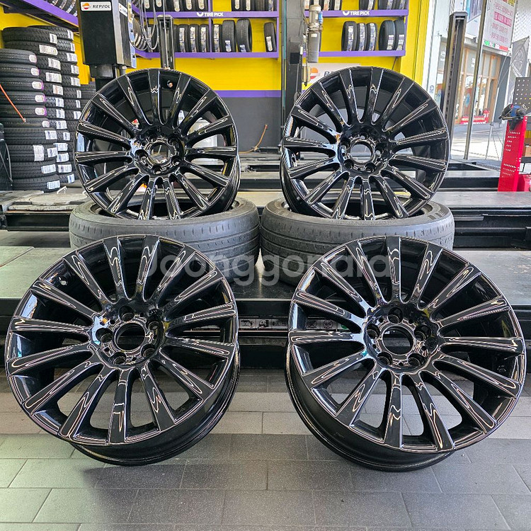 BMW 19인치 7시리즈 F바디 F01 정품 휠타이어 세트 팔아요--0