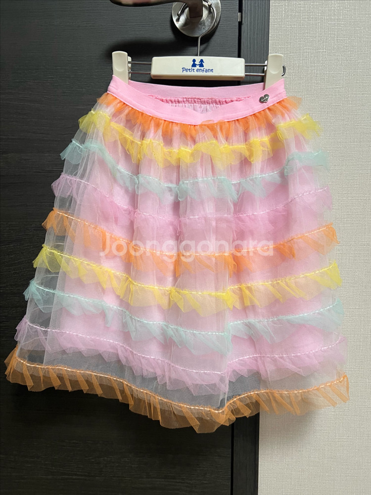 프렌치캣 무지개 튜튜 스커트 130--0
