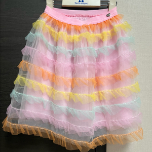 프렌치캣 무지개 튜튜 스커트 130