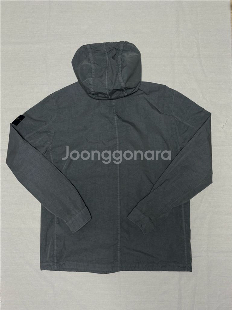스톤아일랜드 후드 오버셔츠 차콜 [L]--3
