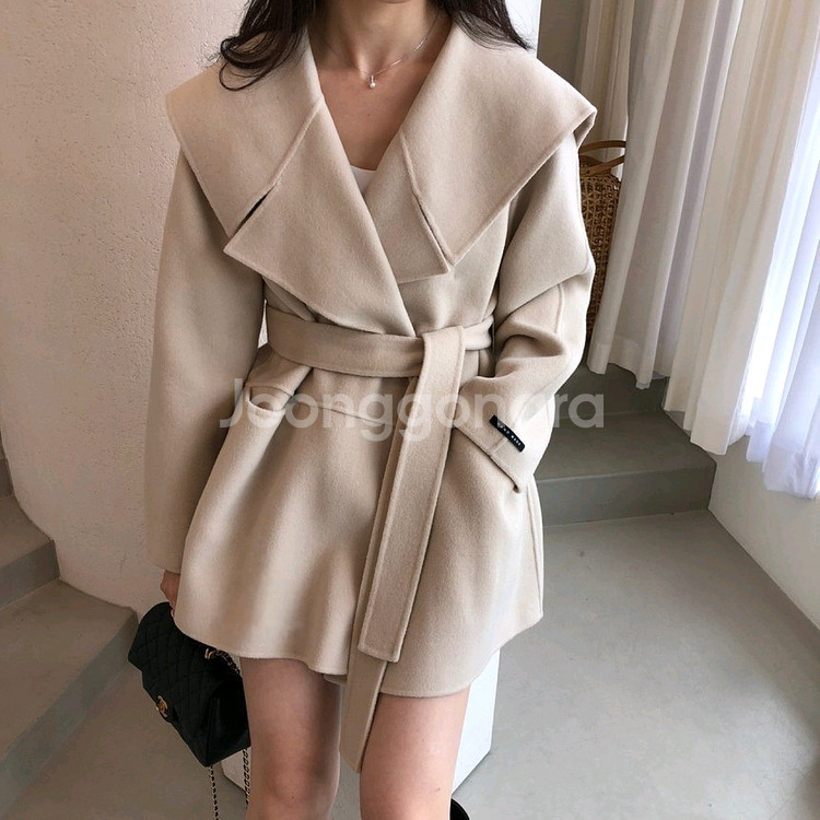 핸드메이드 울코트 숏코트 울자켓--0