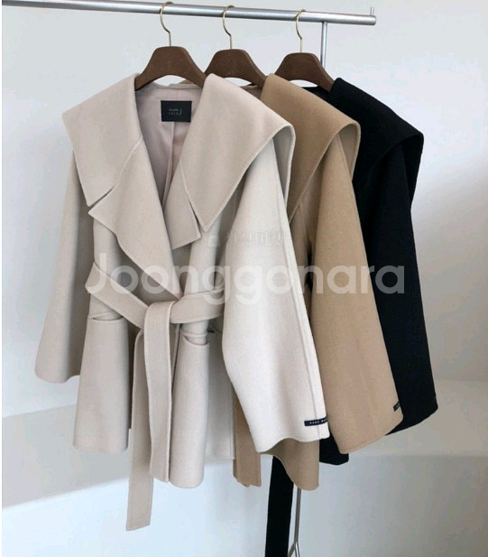 핸드메이드 울코트 숏코트 울자켓--7