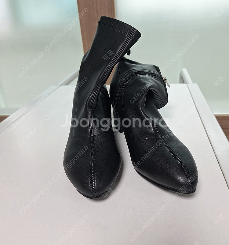 앵클 부츠 여성워커 지퍼 구두--0