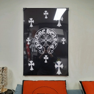 크롬하츠 로고 대형 그림 액자 팝아트 인테리어소품 인테리어액자 명품그림 명품액자
