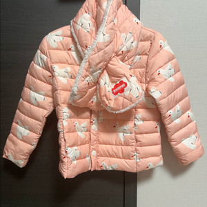 베베드피노 도브 경량 패딩+목도리(미시착새상품)세트 1