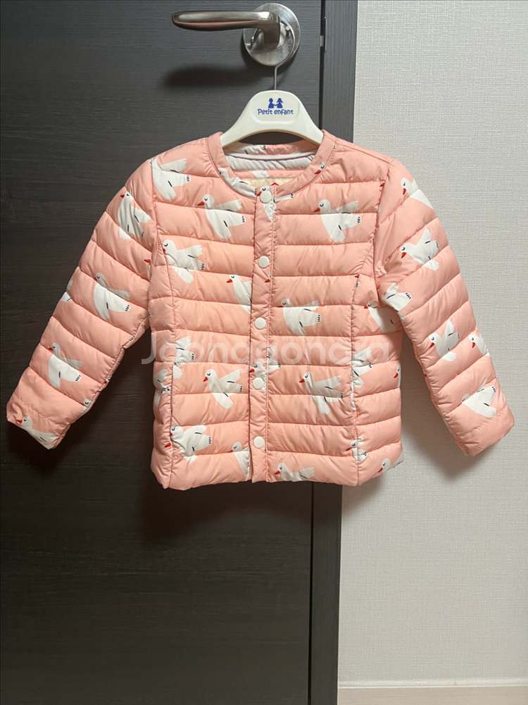 베베드피노 도브 경량 패딩+목도리(미시착새상품)세트 1--1