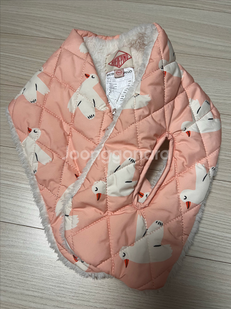 베베드피노 도브 경량 패딩+목도리(미시착새상품)세트 1--5