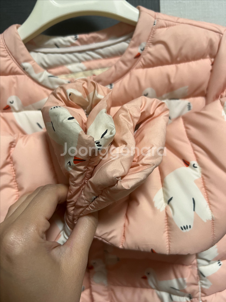 베베드피노 도브 경량 패딩+목도리(미시착새상품)세트 1--3