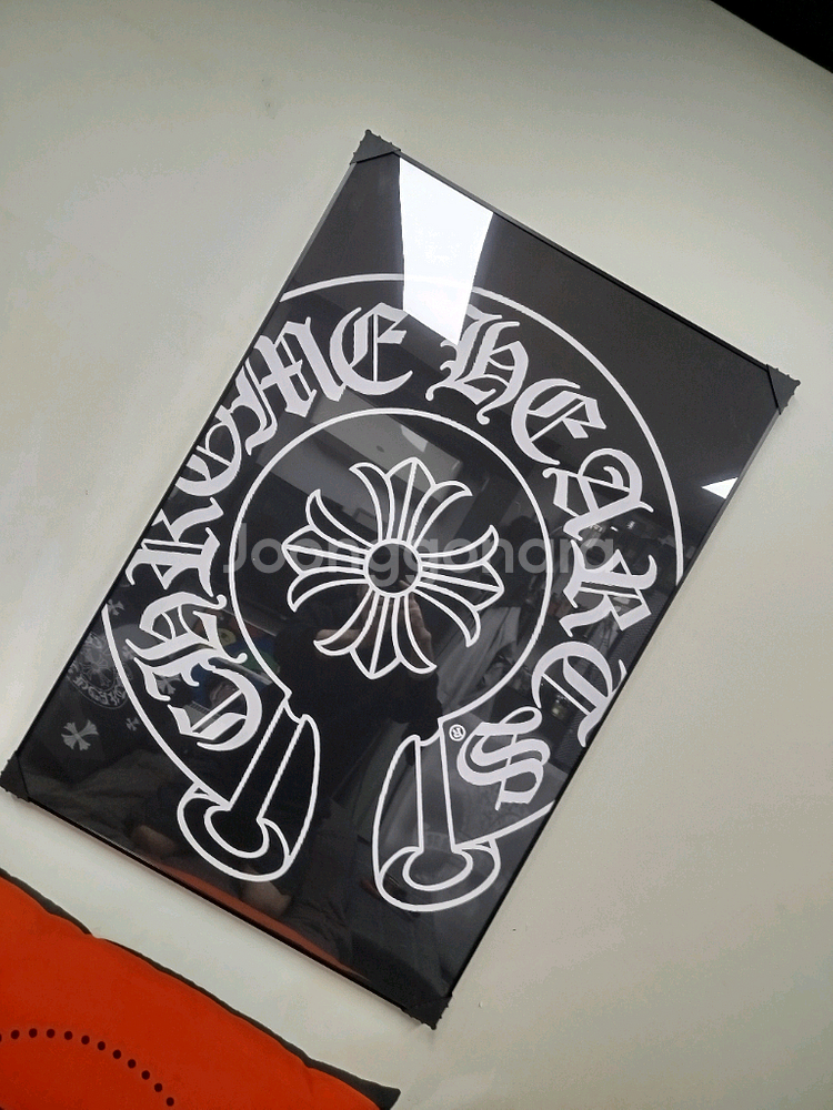 크롬하츠 로고 대형 그림 액자 팝아트 인테리어소품 인테리어액자 명품그림 명품액자--1