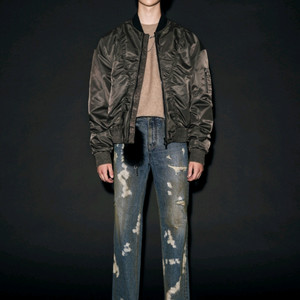 메종미네드 CRUSH BROWN SHIRRING MA-1 (S) 항공자켓