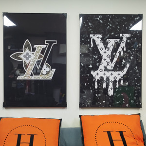 루이비통 로고 대형 그림 액자 팝아트 인테리어소품 인테리어액자 명품그림 명품액자