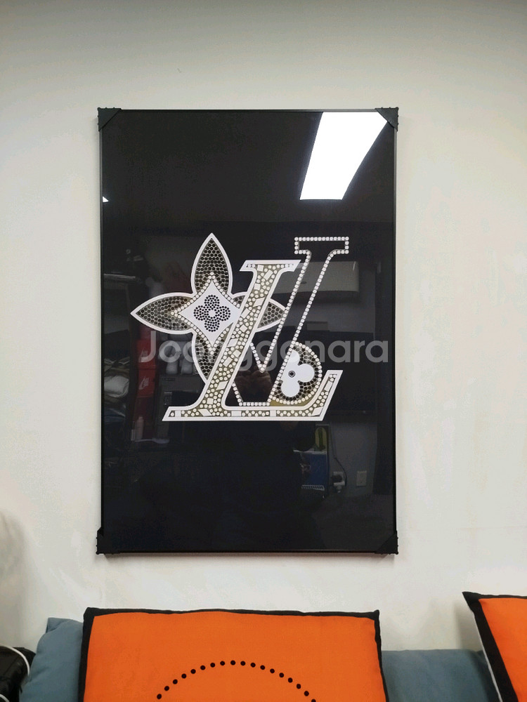 루이비통 로고 대형 그림 액자 팝아트 인테리어소품 인테리어액자 명품그림 명품액자--8