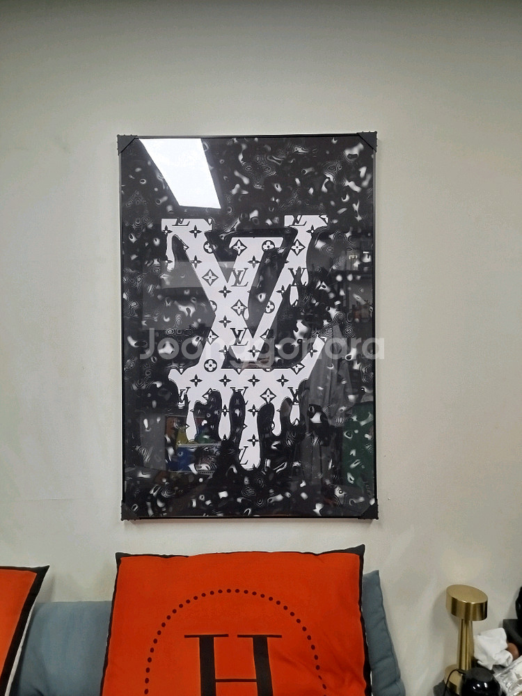루이비통 로고 대형 그림 액자 팝아트 인테리어소품 인테리어액자 명품그림 명품액자--9