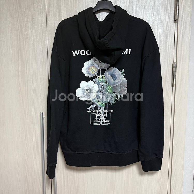 105~110 우영미 백플라워 후드티 50--0