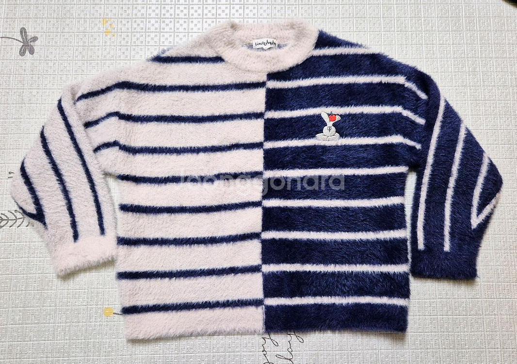 리미떼두두 스트라이프 니트 스웨터 M(100)--0