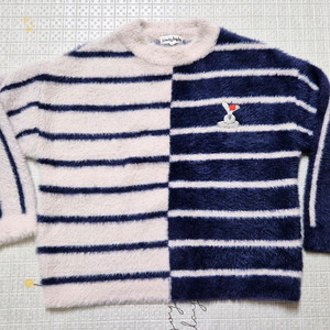리미떼두두 스트라이프 니트 스웨터 M(100)