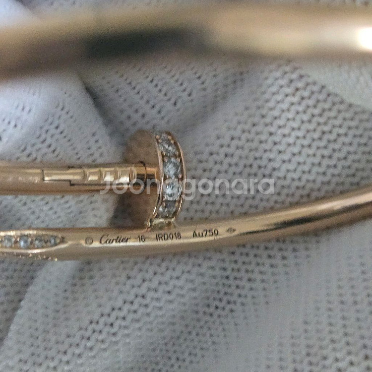 18K 못 팔찌 다이아몬드--2