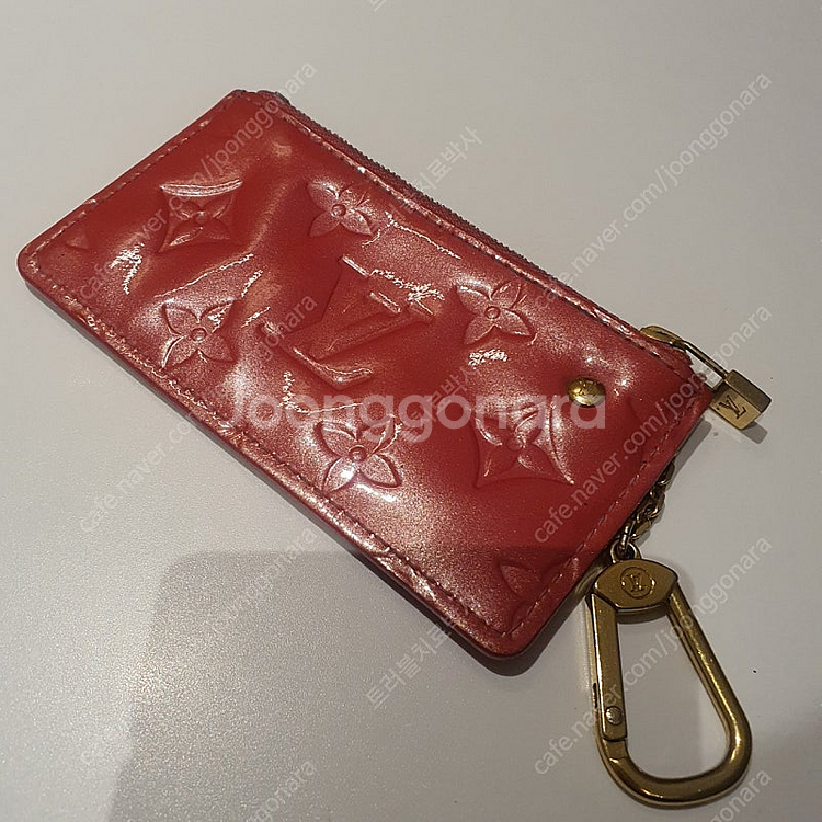 정품 루이비통 모노그램 베르니 키지갑 카드지갑--0