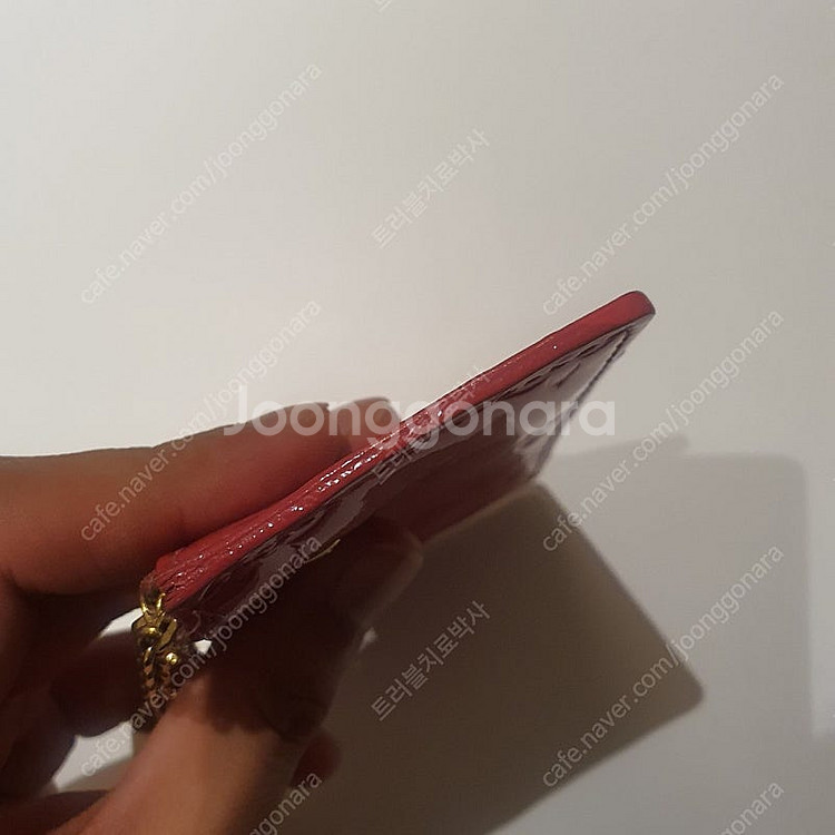 정품 루이비통 모노그램 베르니 키지갑 카드지갑--4