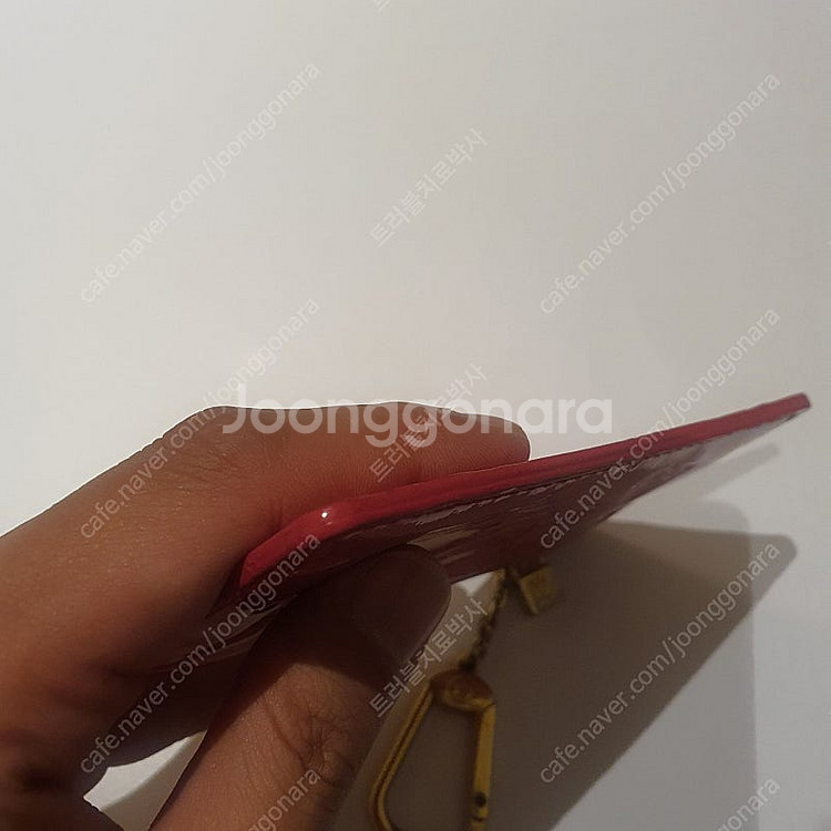 정품 루이비통 모노그램 베르니 키지갑 카드지갑--9