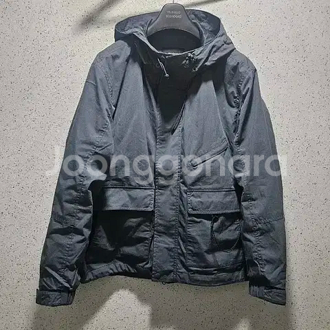 L) 무신사스탠다드 시티레저 CN 후디드 윈드브레이커 블루그레이--1