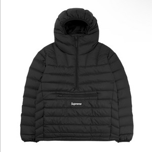 25FW 슈프림 다운 하프 집 후드 패딩 ( 블랙 L