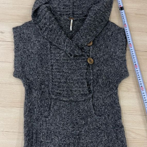 여성 후드 니트 베스트 /써스데이 아일랜드 니트