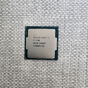 INTEL CPU i7-7700 인텔 씨피유