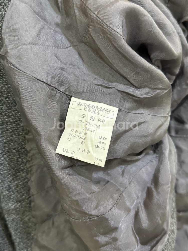 손정완 그레이 트위드 자켓 정품--4