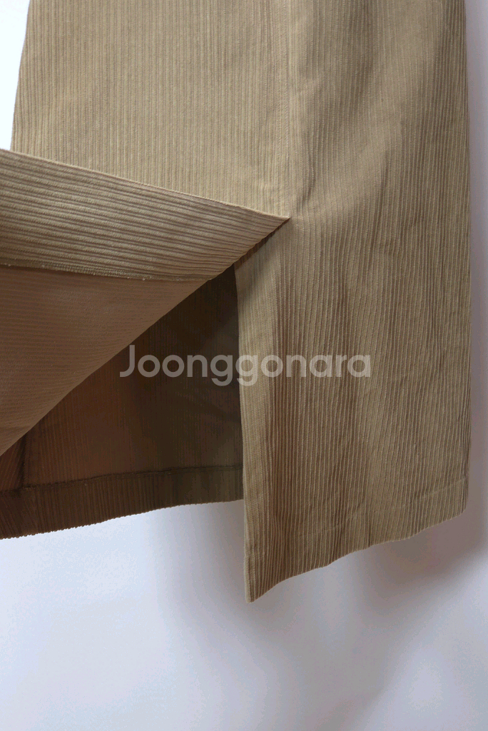 한섬 톰그레이하운드 코듀로이 A라인 롱스커트 S사이즈--4