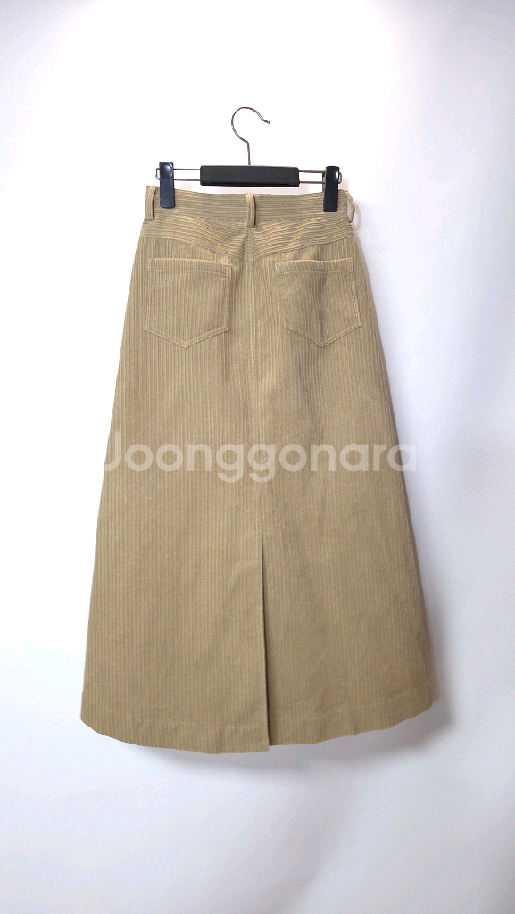 한섬 톰그레이하운드 코듀로이 A라인 롱스커트 S사이즈--2