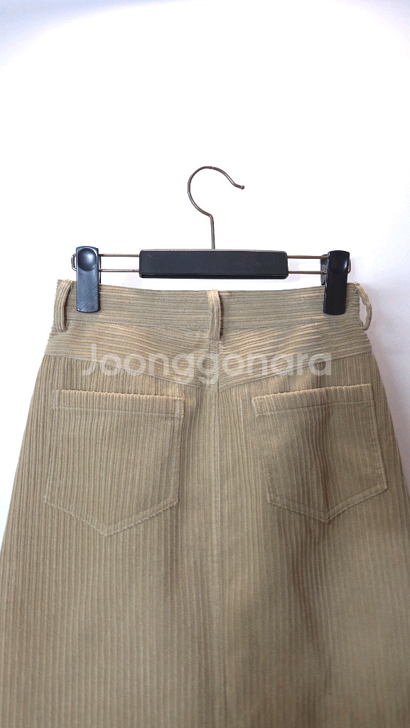 한섬 톰그레이하운드 코듀로이 A라인 롱스커트 S사이즈--3