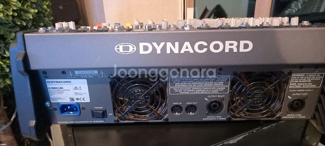 다이나코드 파워메이트 600-3-MIG, 2KW 파워앰프 장착, 오디오 인터페이스 파워드 믹서--1