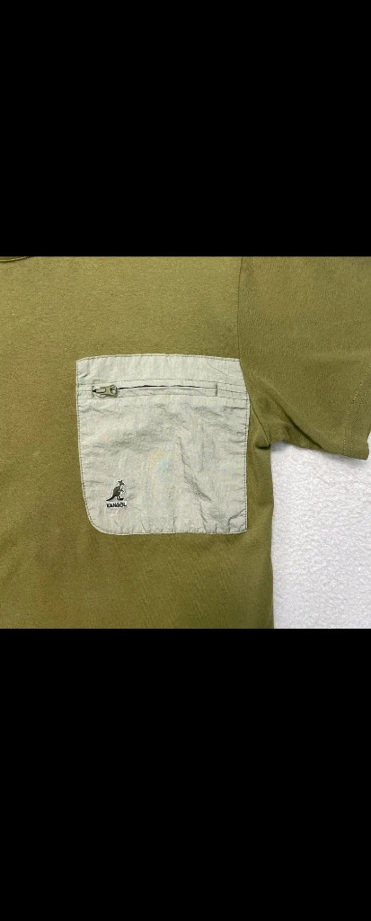 남녀공용 캉골 포켓 라운드 반팔티셔츠 판매합니다--2