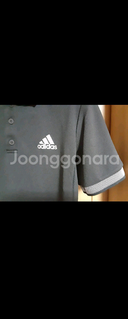 남녀공용 아디다스 반팔티 카라티셔츠 팝니다.--3