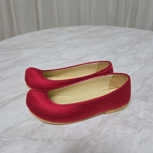 고급 아동 실크꽃신180 1회착용 상태최상