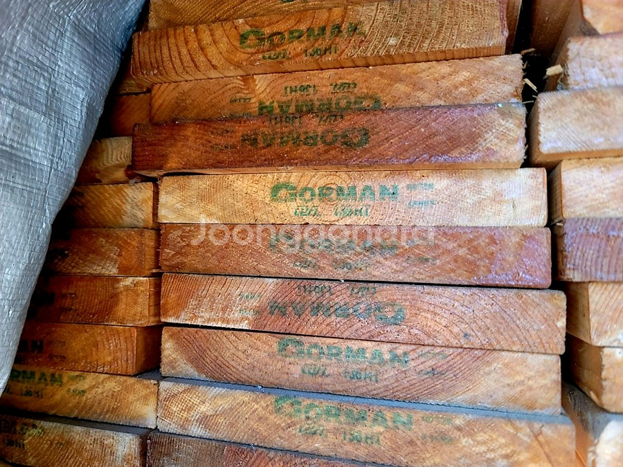 투바이, 원바이 구조목 판재 레드파인 팝니다--5