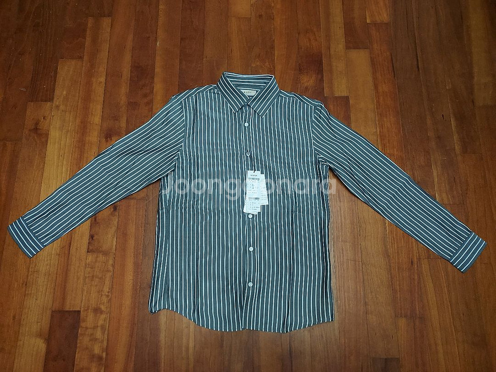 (새옷)남녀공용 긴팔 스트라이프셔츠 줄무늬 남방 팝니다--6