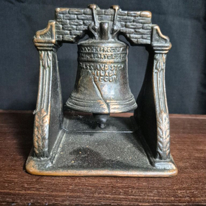무쇠 종 책꽂이 엔틱 소품