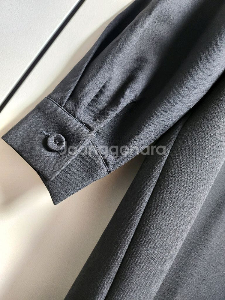 블룸 프릴카라 롱 플리츠 원피스--4