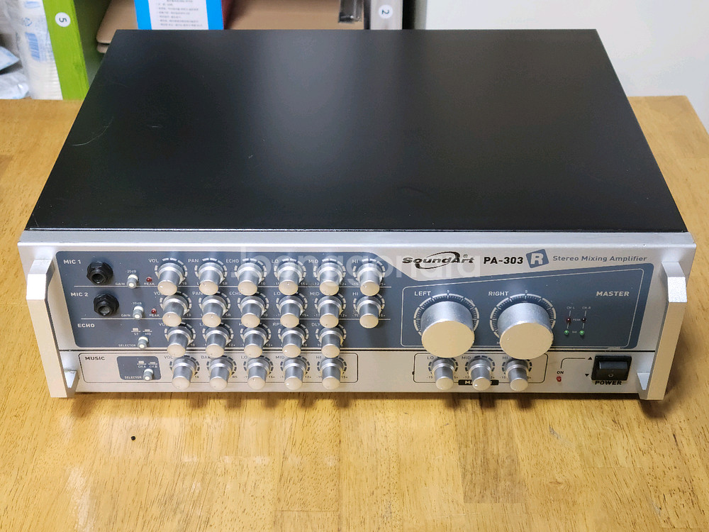 노래방앰프 방송앰프 PA-303R 150W x2--0