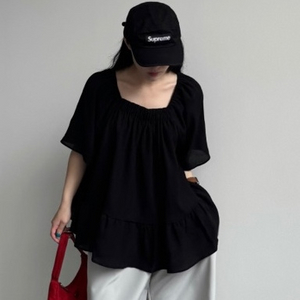 [새상품] 모네 블라우스 블랙