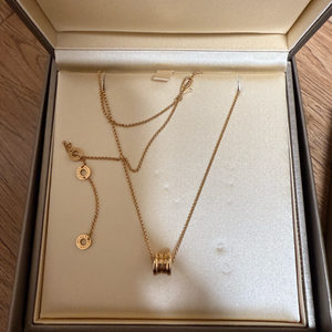 불가리 비제로원 로즈골드 미니 목걸이