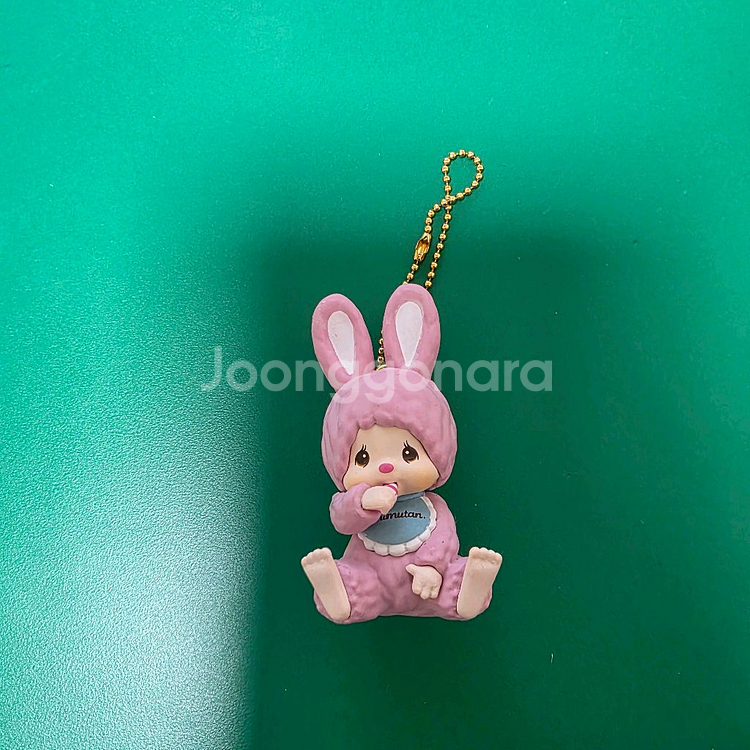 몬치치 마스코트 키링 4탄 핑크 치무탄--1